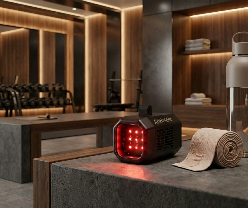 AriHelder 2 — Targeted Red Light Therapy Lamp