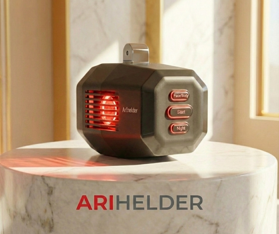AriHelder 2 — Targeted Red Light Therapy Lamp